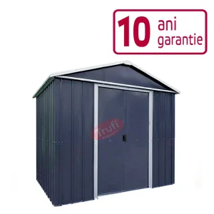 Magazie metalica gri AE65, 202 x 137 cm, 10 ani garantie