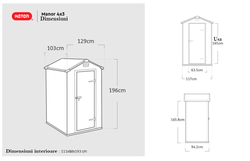 keter manor 4x3 shed