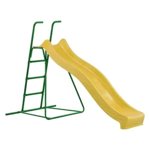 Tobogan 235 cm 30 cmm galben cu scara metalica verde