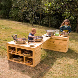 Bucatarie din lemn pentru copii modulara