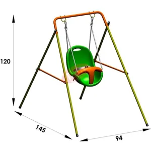 Leagan-bebe-cu-cadru-metalic-Ema-2