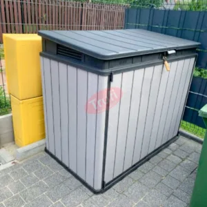 Magazie depozitare 2 pubele KETER Elite, 141 x 82 cm asamblata