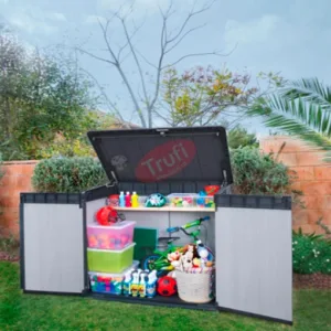 Magazie depozitare 2 pubele KETER Elite, 141 x 82 cm deschidere