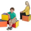 Set 4 cuburi mari XL Cuby 40×40 cm, diverse culori – la comanda