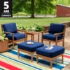 Perne din burete pentru exterior Albastru 2821