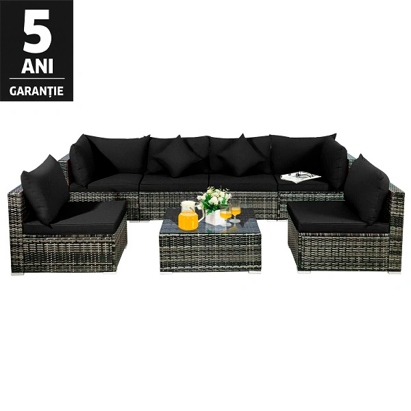 perne-comanda-mobilier-exterior Perne pentru exterior Negru 2501
