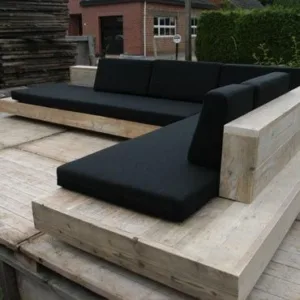 Perne pentru exterior Negru 2501
