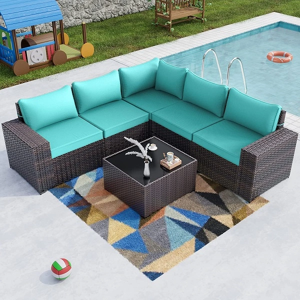 set-perne-mobilier-gradina-terasa Perne pentru exterior Turquoise 2313