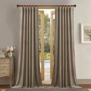 Draperii Catifea latime extra grej V6