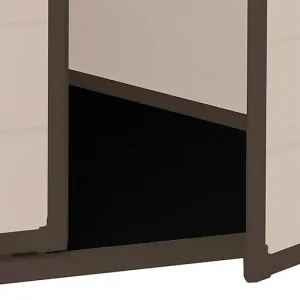 Magazie din plastic KETER Manor 43 bej, 128 x 94 cm prag