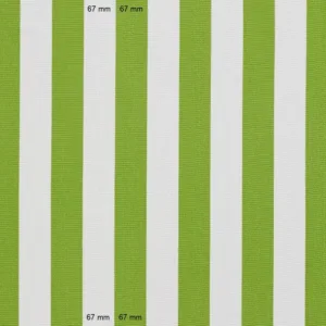 Perne pentru exterior dungi alb verde