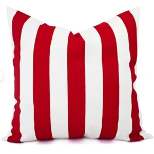 Perne pentru mobilier gradina dungi alb-rosu