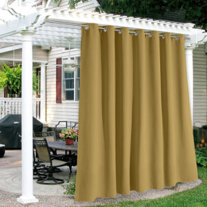 Draperii perdele exterior terasa Mustar 6197