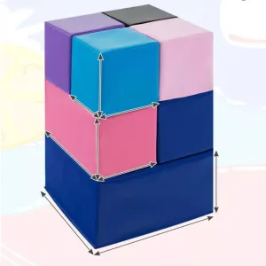 Set joaca blocuri si cuburi burete Trufi Soft 7 producator 2
