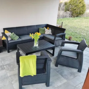 Mobilier de gradina Trufi Bahamas gri