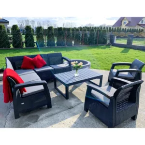 Mobilier de gradina Trufi Bahamas gri