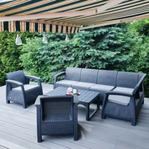Mobilier de gradina Trufi Bahamas gri