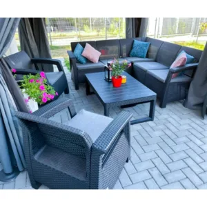 Mobilier de gradina Trufi Bahamas gri