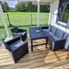 Mobilier de gradina Trufi Fiji gri