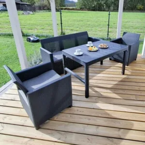 Mobilier de gradina Trufi Fiji gri