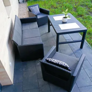 Mobilier de gradina Trufi Fiji gri