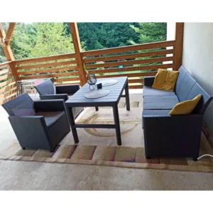 Mobilier de gradina Trufi Fiji gri