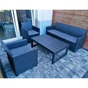 Mobilier de gradina Trufi Fiji gri