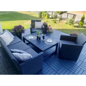 Mobilier de gradina Trufi Fiji gri