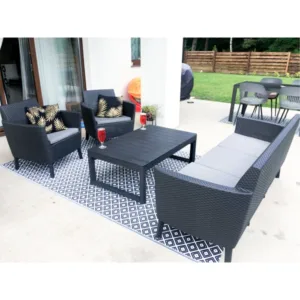 Mobilier de gradina Trufi Aruba gri
