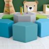 Set mobilier burete masa si scaune, Hexagon Trufi Soft 6H