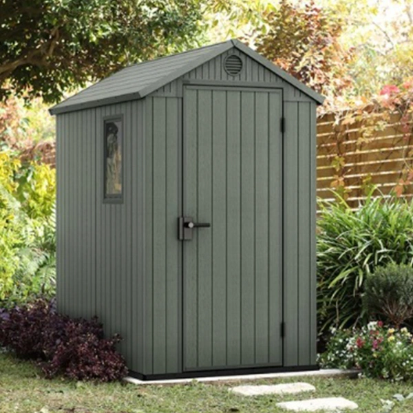 magazie_de_gradina_din_plastic_keter_darwin46_verde2 Magazie plastic KETER Darwin 4×6 verde