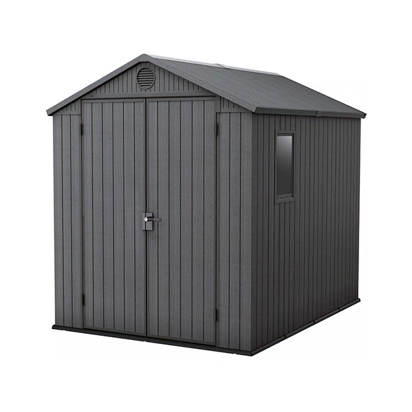 Magazie_din_plastic_maro_KETER_Darwin_68gri_190x244cm Magazie plastic gri Keter Darwin 6x8