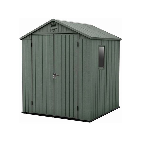 Magazie_din_plastic_verde_KETER_Darwin66 Magazie din plastic verde KETER Darwin 6x6