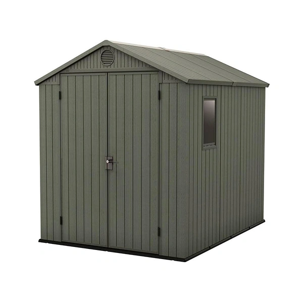 Magazie_din_plastic_verde_KETER_Darwin68_190x244cm Magazie plastic verde Keter Darwin 6x8