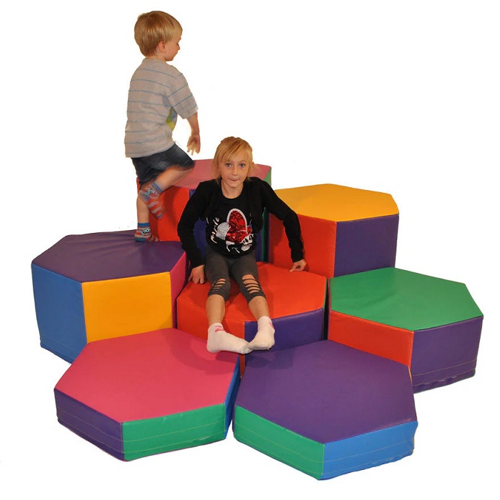 set-cuburi-joaca-copii-hexagon-burete-soft-play-gradinita-trufi Set elemente joaca din burete hexagon