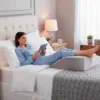 Perna ortopedica pentru picioare husa catifea