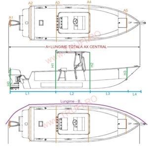 Husă de protecție pentru barcă realizată la comandă, dimensiuni personalizate de producător